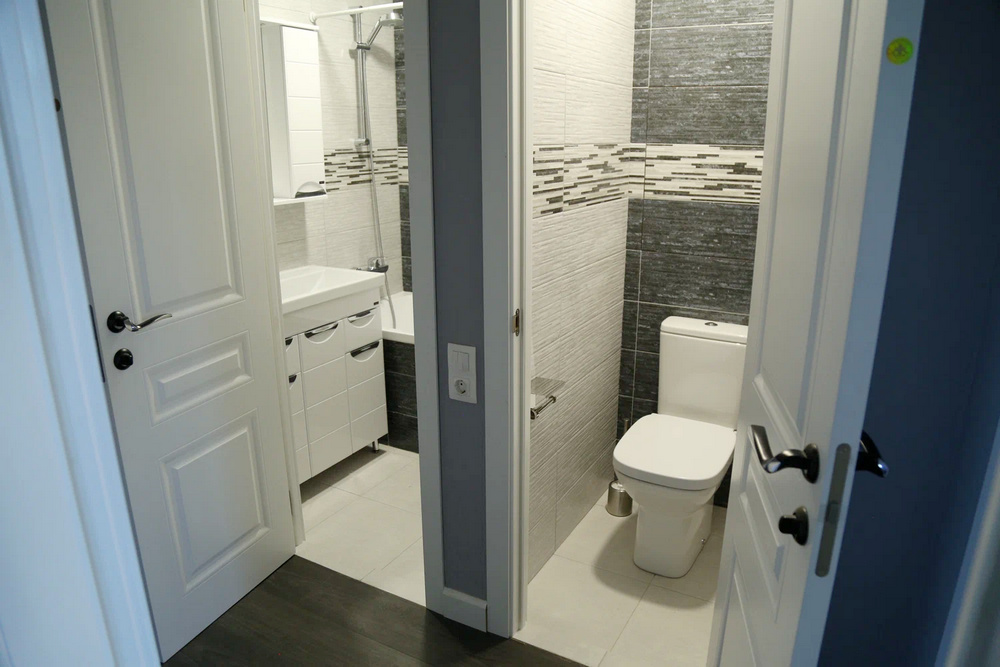 разделение санузла